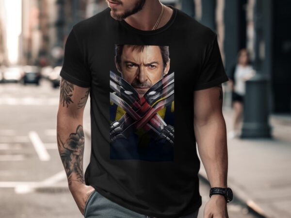 Deadpool X Wolverine Marvel Edition Round Neck Cotton T-Shirt