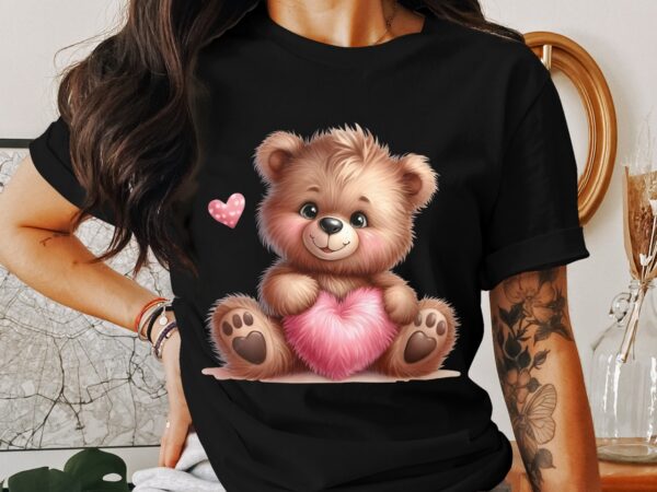 "Teddy" Printed T-Shirt for Girls