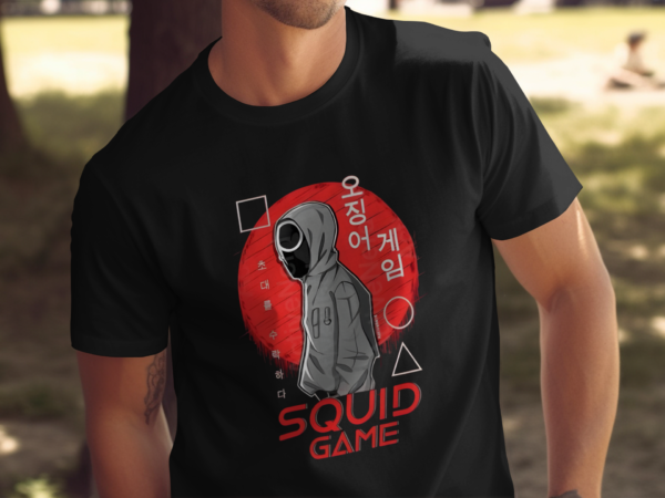 Make a Trend with #Squidgame printed T-shirt